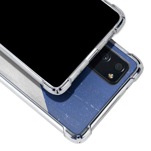 Czech Republic Flag Distressed Galaxy S20 FE Clear Case